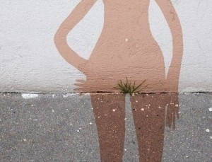 Nude street art #street #art #nude