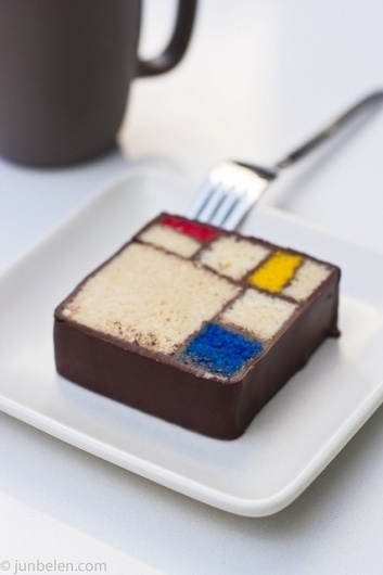 Piet Mondrian #edible #art #copy