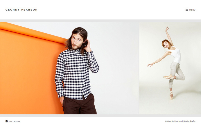 Geordy Pearson website by Ryan Paonessa / R&Co Design http://rspny.com http://r-ny.com