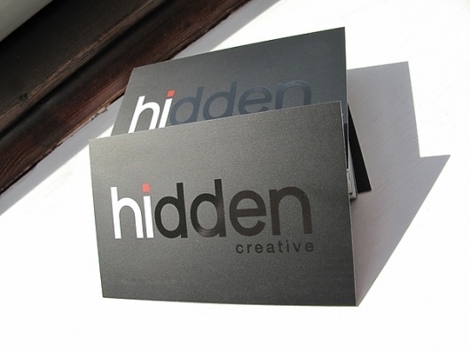 Hidden Creative Business cards #cards #business