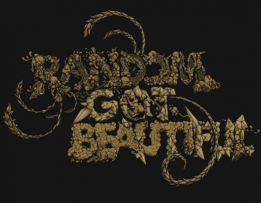 Random Got Beautiful on the Behance Network #illustration #penink