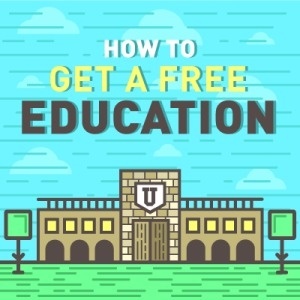 How can you get your education for free? Check out this infographic for more. #resources #education #online #free