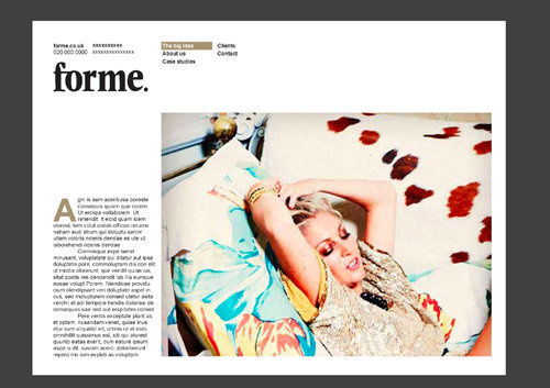 Forme #logo #print #web