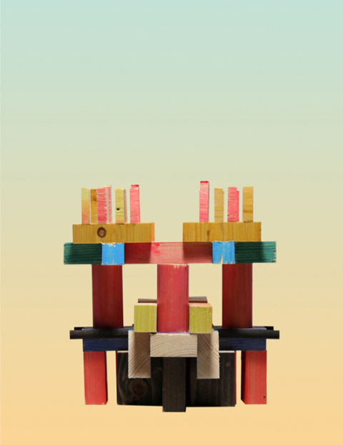Cristian Montesinos | PICDIT #sculpture #design #color #wood #art #spatter