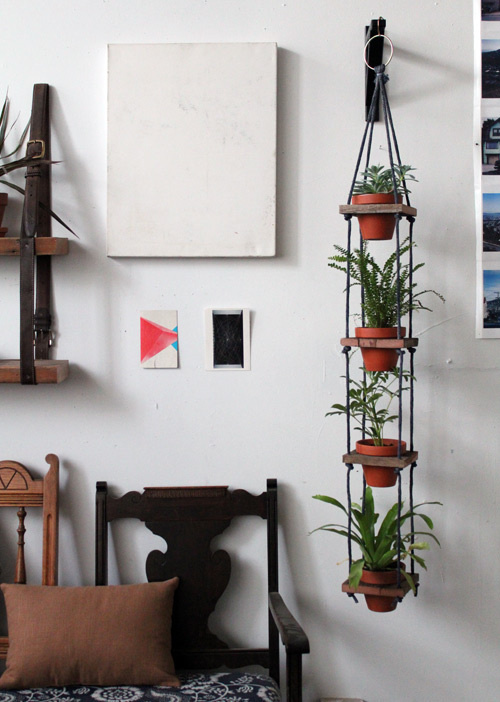 designsponge_diy_hanging_pots_3 #hanging #spots #wall #plants