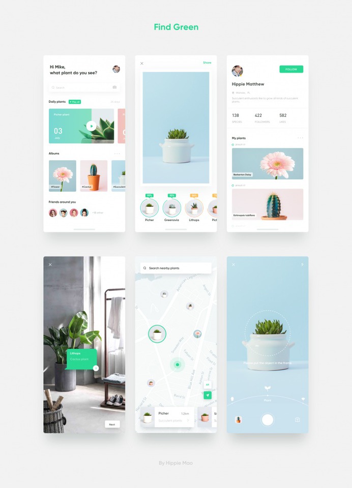 Find Green Recognition plant App