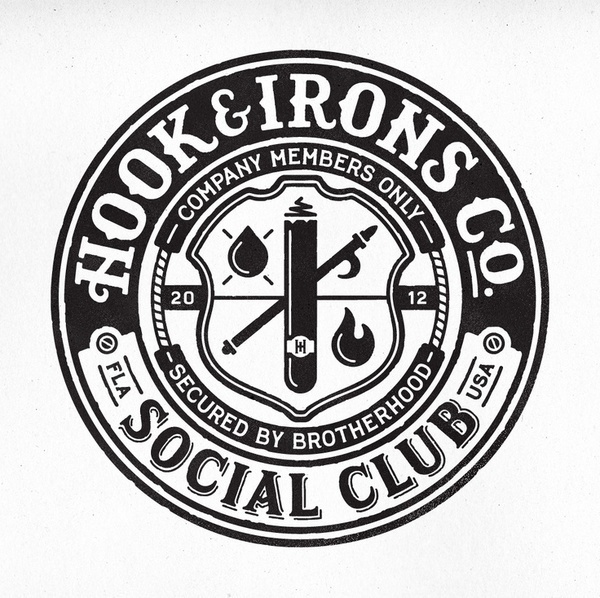 HI Social Club crest logo by Richie Stewart #crest