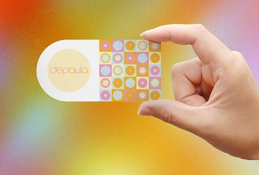 De Paula - Visual Identity on the Behance Network #pattern #business #card #candy #identity #cupcake