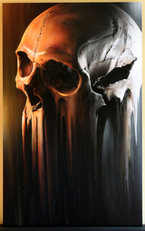 Designersgotoheaven.com Skull on Canvas by SmugOne. #skull