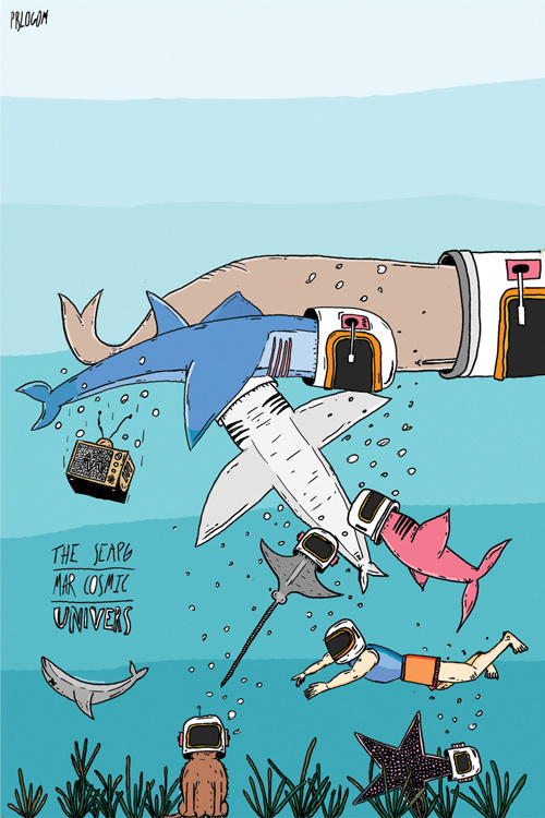 The sea pg #ilustration