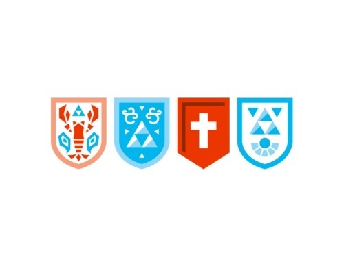 Triforce Tribute #icon #videogames #video #illustration #shield #games
