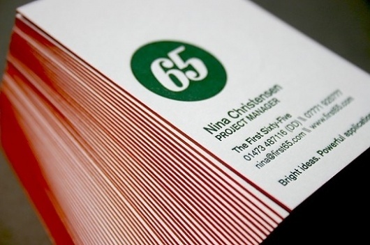 Blush°° Bespoke & custom letterpress printing in the UK» Blog Archive » The First 65 Business Cards #cards #business #typography