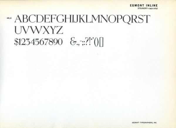 Egmont inline type specimen #type #specimen #typography
