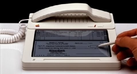 PhoneMac-StudiemitATT1984-1WTMK.jpg 478 × 257 Pixel #old #apple #white #phone #stylus #touch #display #screen #pen #mixed #new