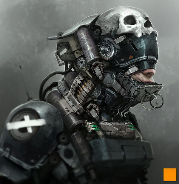 Dryrun by fightpunch on deviantART #fi #skull #helmet #sci