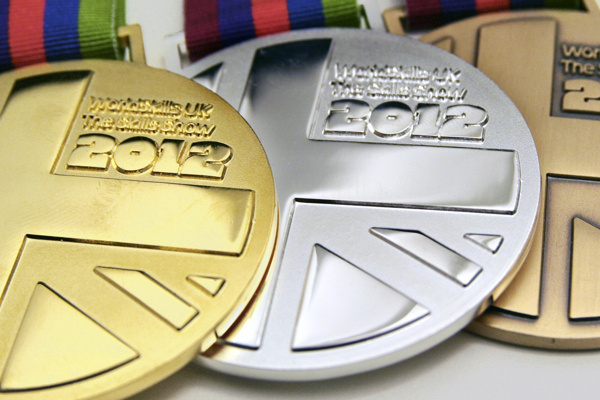 Medal Designs: The Skills Show 2012 on Behance #competition #silver #bronze #gold #award #medal