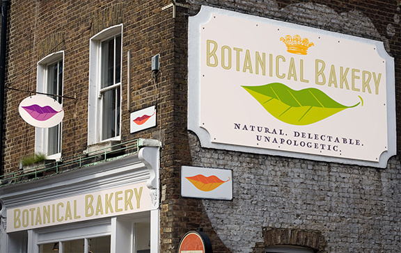 Signs of the Times Botanical Bakery #botanical #bakery #lettering #branding #design #logo #foodie #exterior #signage #brier #gourmet #david #typography