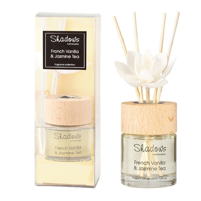 Fragrant Solar Flower Diffuser French Vanilla & Jasmine Tea, 40 ml