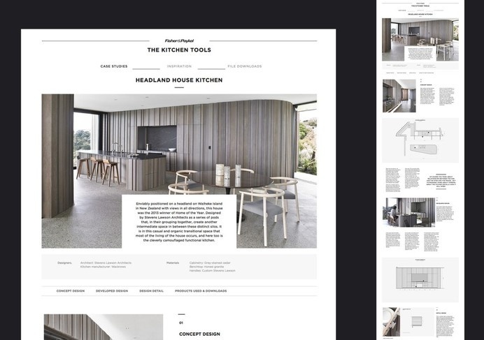 Best Awards - Alt Group. / Fisher & Paykel Kitchen Tools #ww