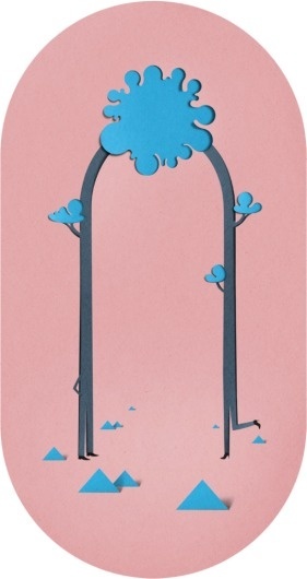 Eiko Ojala » Forest #cut #illustration #nature #forest #paper