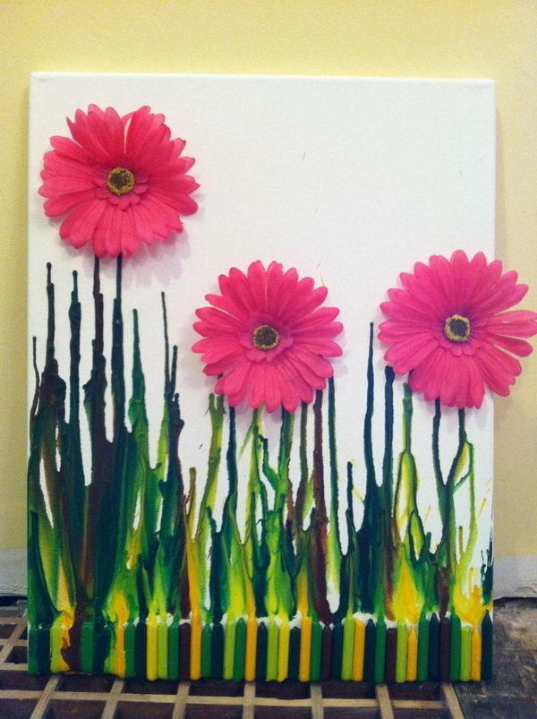 30+ Cool Melted Crayon Art Ideas #crayon #melted #art