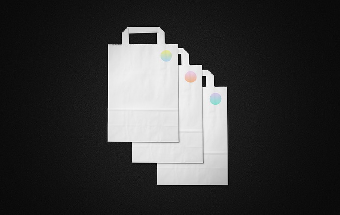 Take-out Bags for Plant-based restaurant Grasshopper