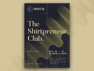 The Shirtpreneur Club Poster