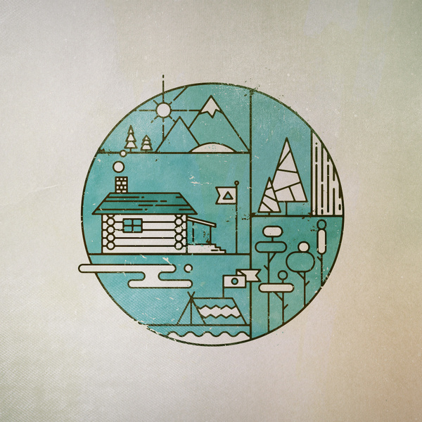 The great outdoors #micahburger #vector #outdoors #design #illustration