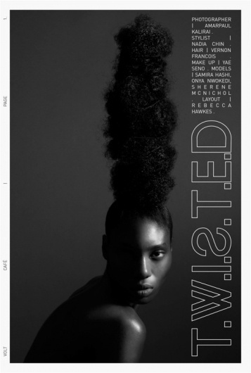 T.W.I.S.T.E.D | Volt Café | by Volt Magazine #beauty #white #design #graphic #volt #black #photography #art #and #fashion #layout #magazine #typography