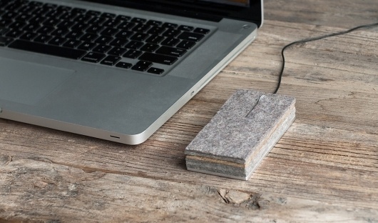 Felt Mouse | Joey Roth #wood #felt #electronic #mouse
