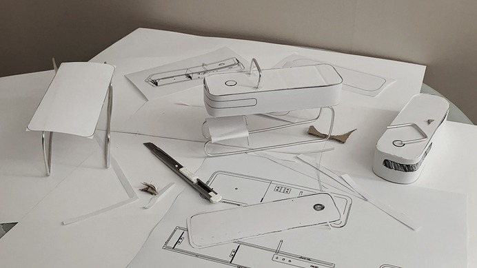 Minimal design Espresso machine -mock up