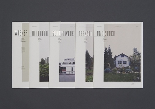 viennese housing culture - a phenomenon on the Behance Network #publication #clean #culture #european #vienesse #paper #magazine #housing