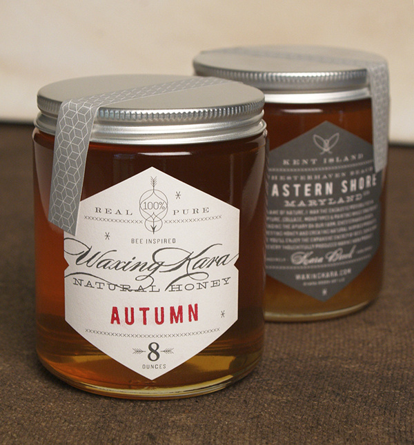 Waxing Kara : Honey Products on Behance #honey