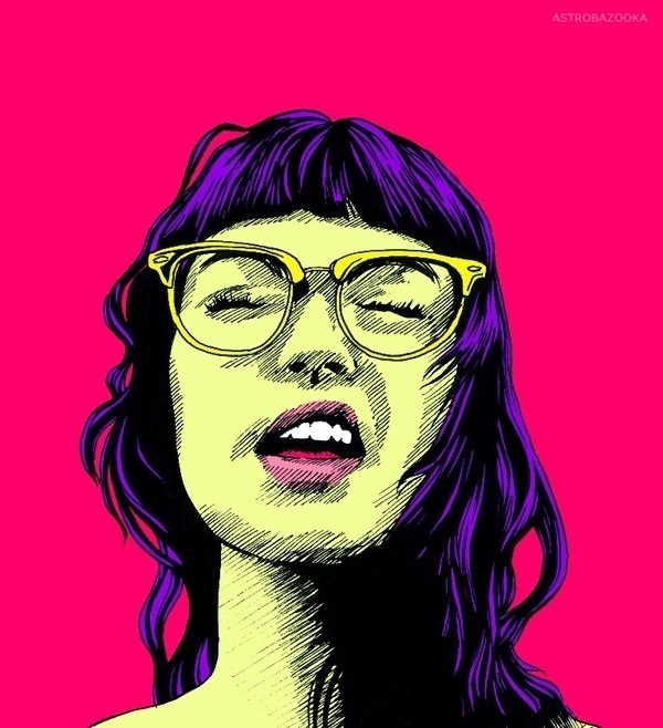 Portrait by Astrobazooka #steph #illustration #portrait #manuel