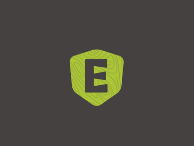 Not as evident as I'd like but subtle dovetail cabinet joints within the E. #mark #branding #icon #wood #woodgrain #shield #dovetail #wood #