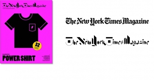 Non-Format - New York Times Magazine #design #cover #logo #magazine #typography