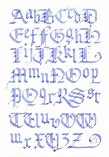 Typeverything.com - Â Positive Practice by BILL. - Typeverything #calligraphy
