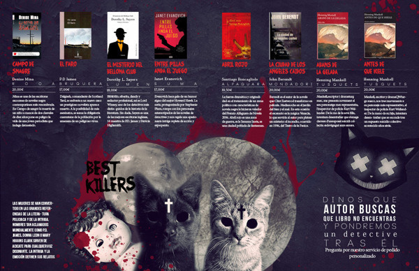 La Lista Negra // Redesign. #catalogue #pages #book #spooky
