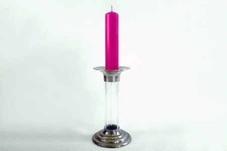 Is buying new candles costing you too much? With this nifty candle holder you'll be able to recycle melted wax into new candles. #product #design #industrial
