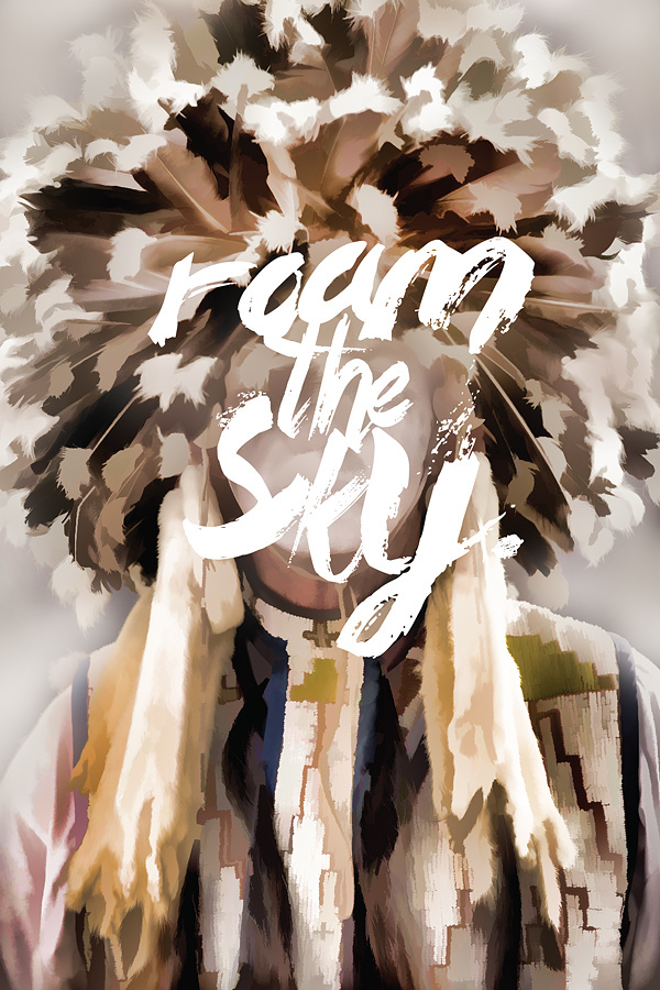 #roam the #sky #nativeamerican #feathers #handtype