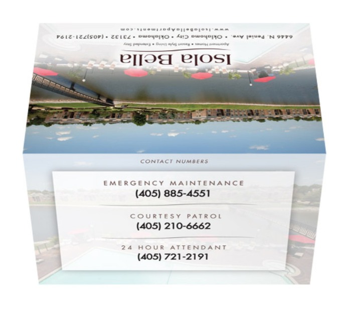 Custom Pocket Hotel Room Key Card Holder