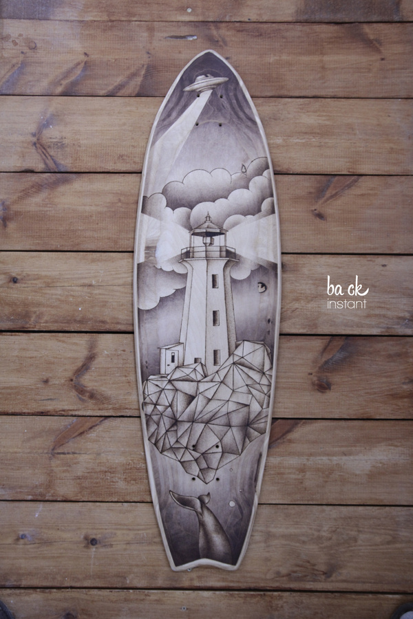 instant #clouds #geometry #longboard #lighthouse #ba #ck #dots #wood #chinese #ufo