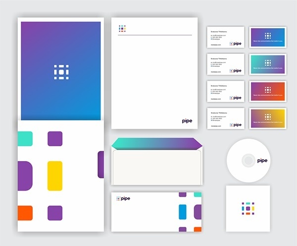 Pipe on Behance #gradient