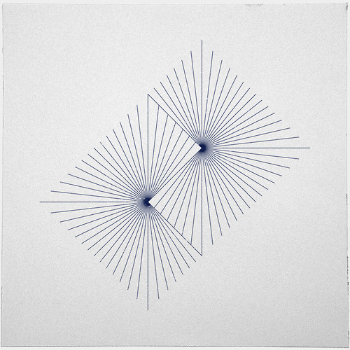 #262 Binary suns – A new minimal geometric composition each day