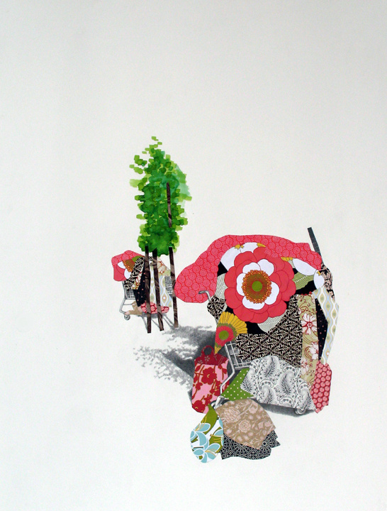 http://amy wilson faville.com/artwork/Mother_and_Child.jpg #mixed #illustration #media