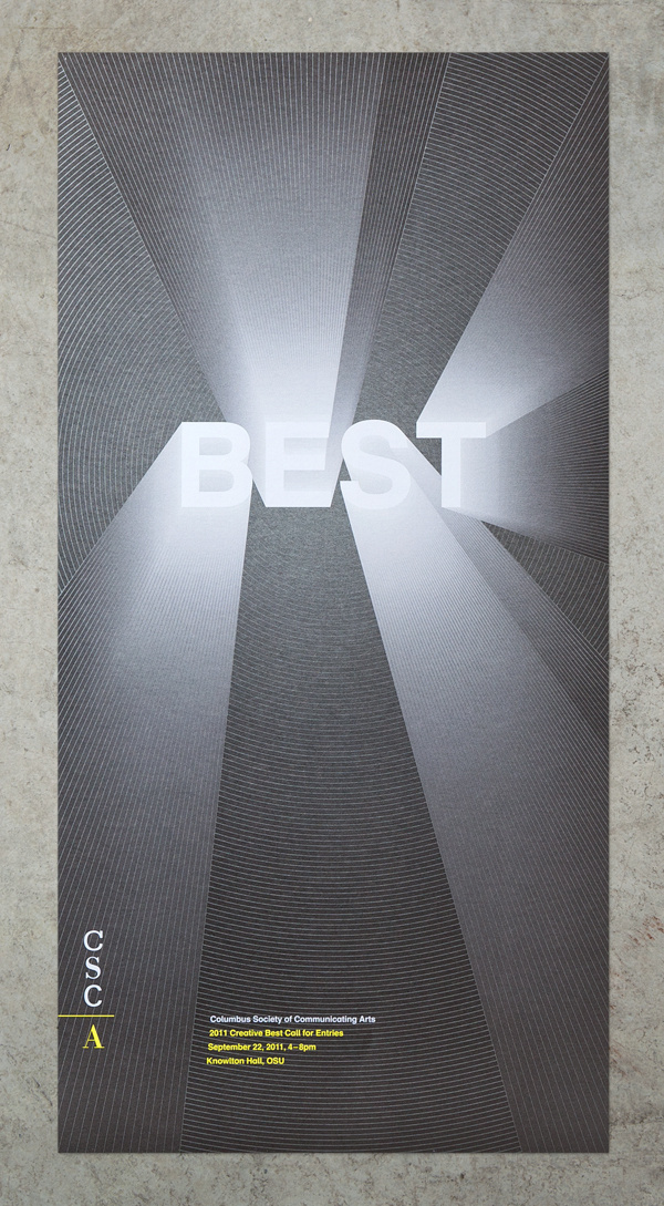 CSCA Poster on Behance #typo