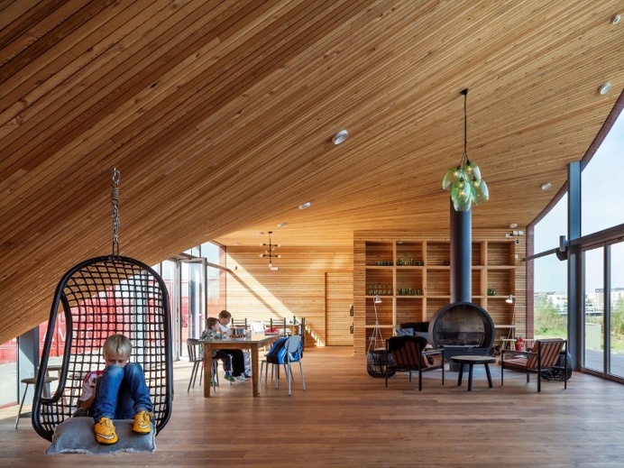 Iconic club house architecture