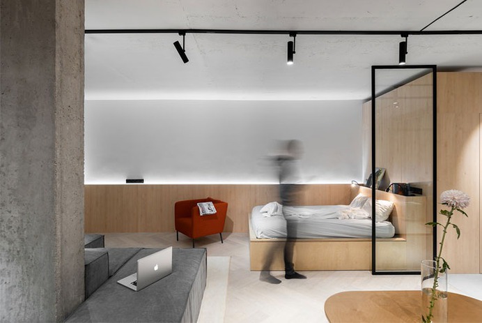 Lipky Twins Studio Apartments Design by PAINTIT - InteriorZine