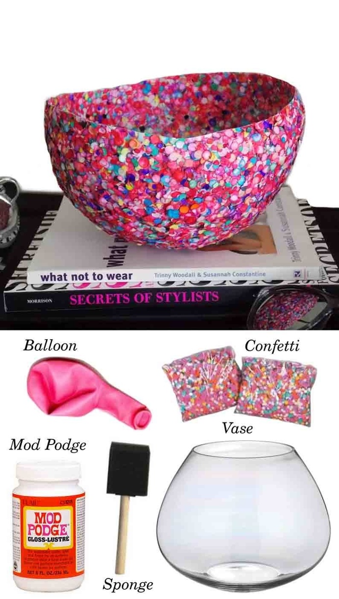 #DIY #confetti #bowl