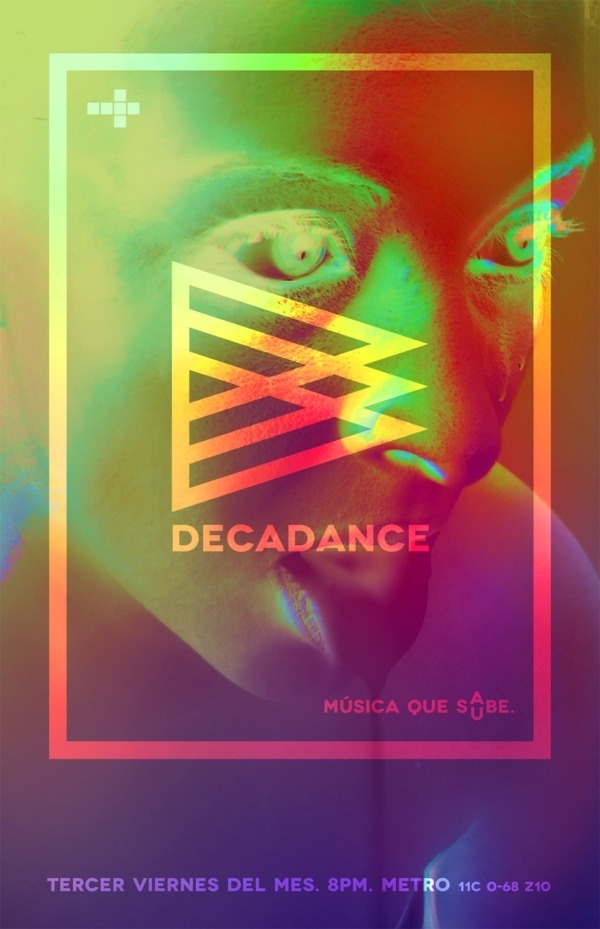 DECADANCE on Behance #poster